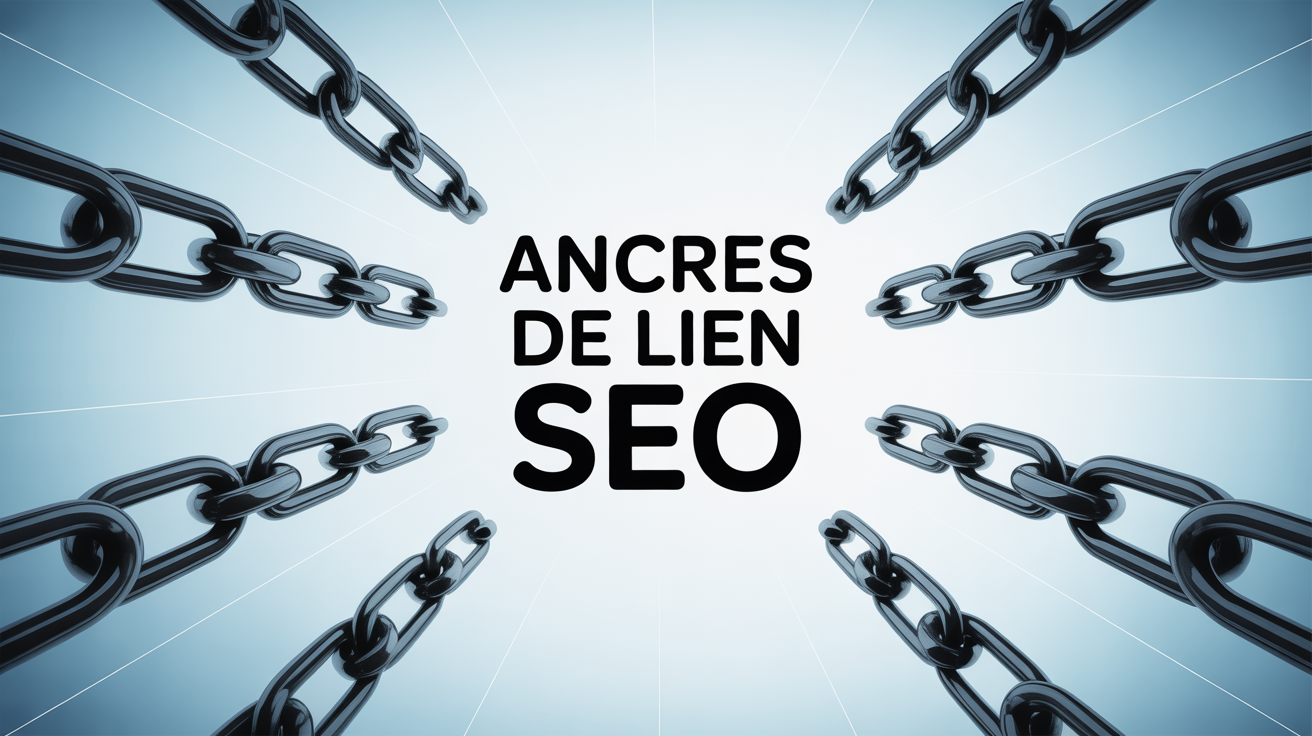 Visuel ancres de lien SEO digital
