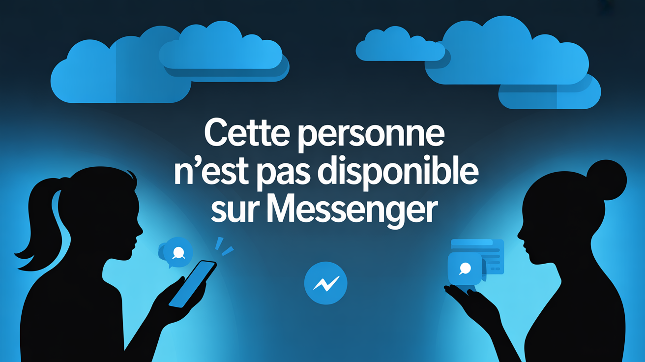 scene stylisee message indisponible sur Messenger