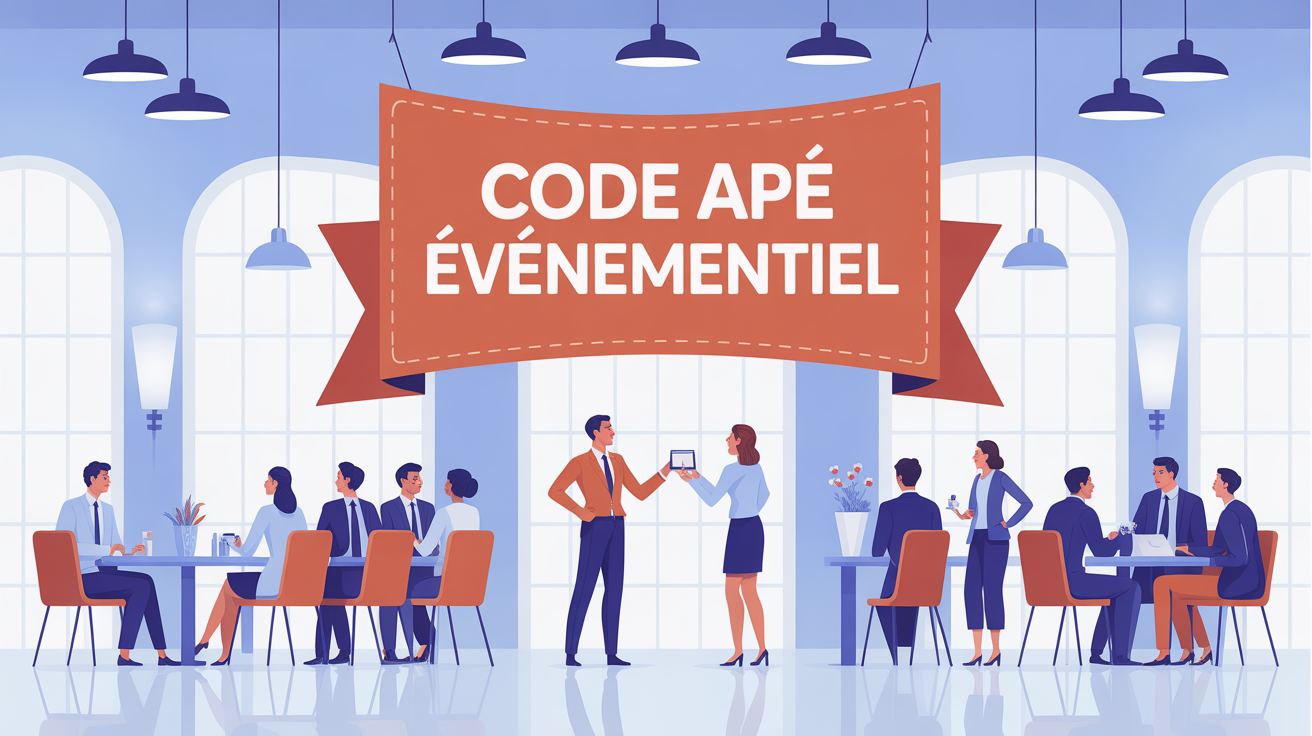 Illustration organisation evenementiel code APE