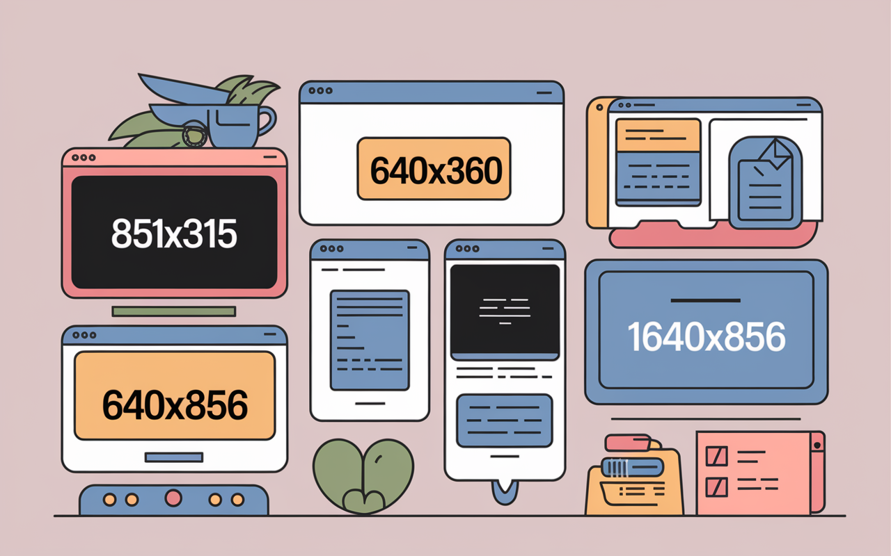 Formats bannière Facebook 2025 desktop mobile groupe