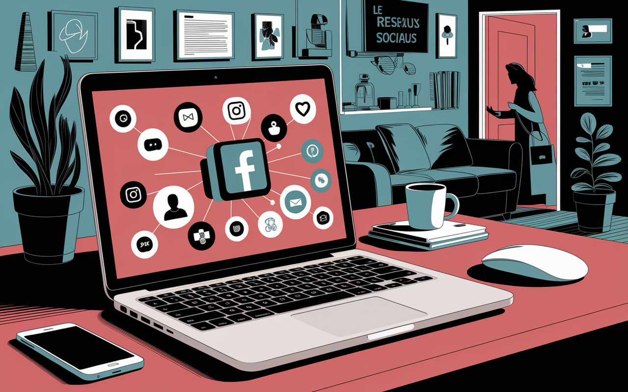 SMMA illustration gestion réseaux sociaux