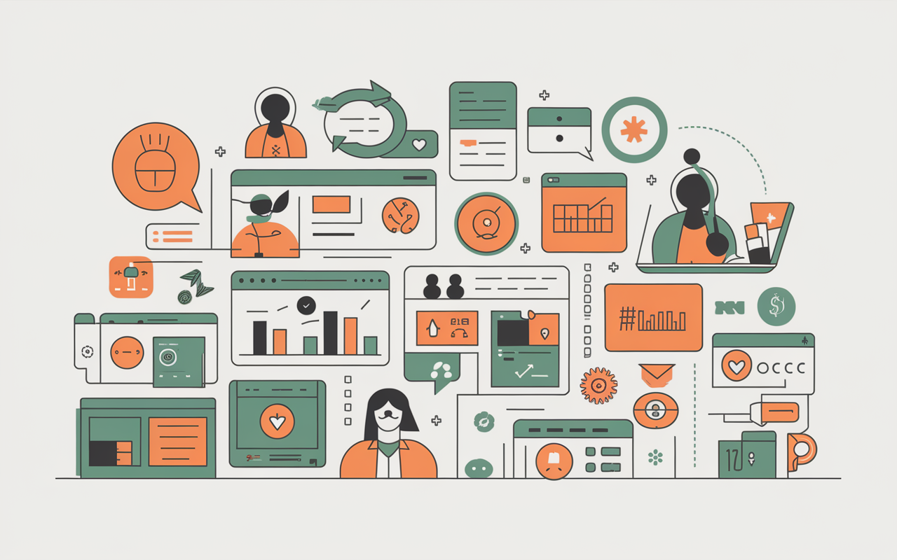 SMMA illustration services gestion réseaux PME