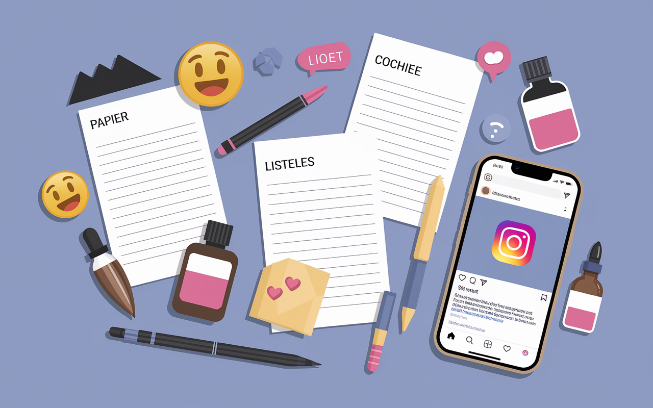 Checklist emojis bio Instagram technique
