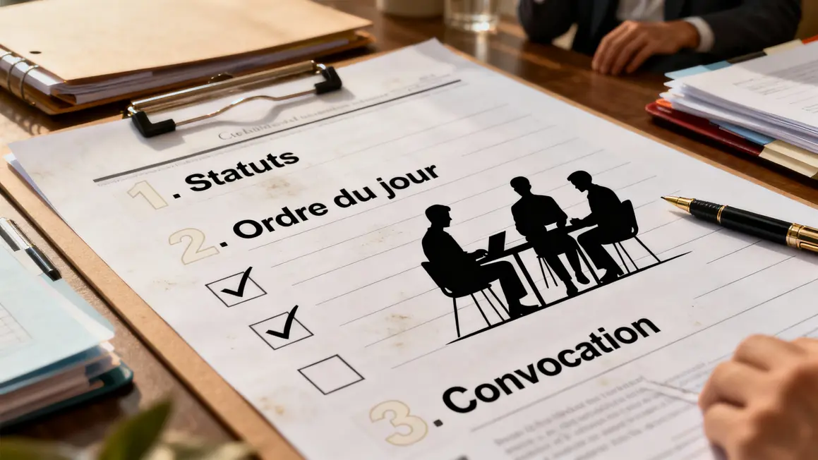 assemblee generale extraordinaire association checklist dossier étapes