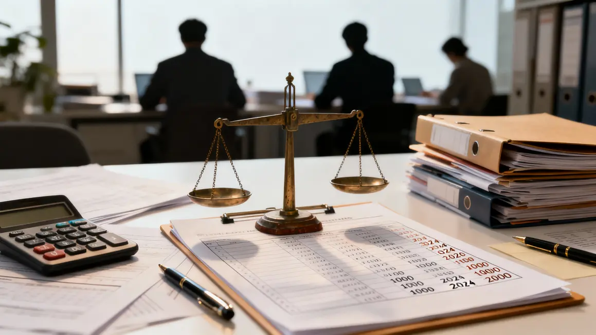 Bilan financier PME documents stylise