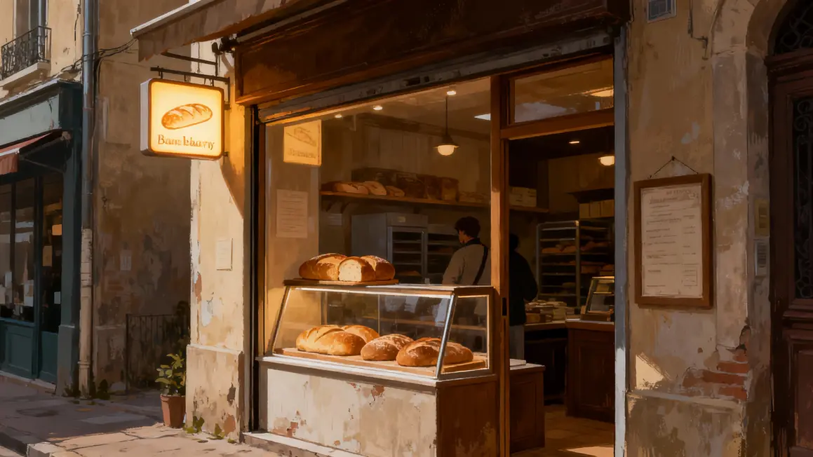 Boulangerie illustration charges fixes loyer abonnements assurance