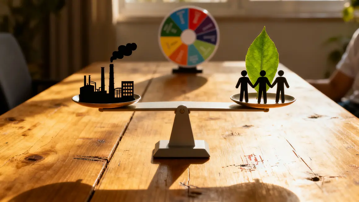 Symboles fondamentaux croissance durable innovation responsable
