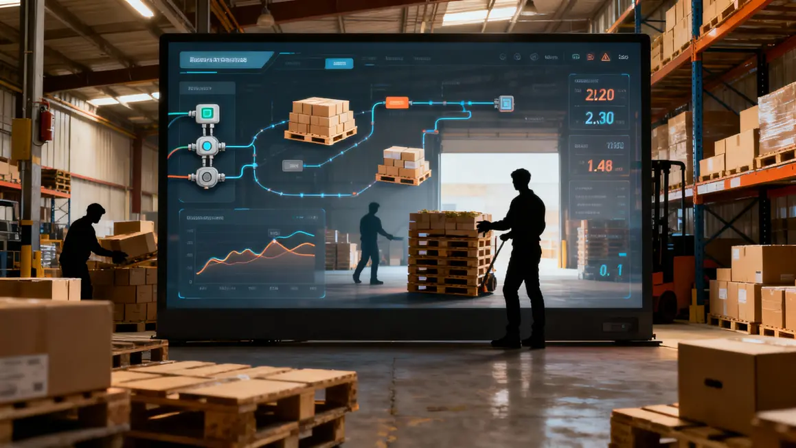 Tableau de bord supply chain digital perissables IoT