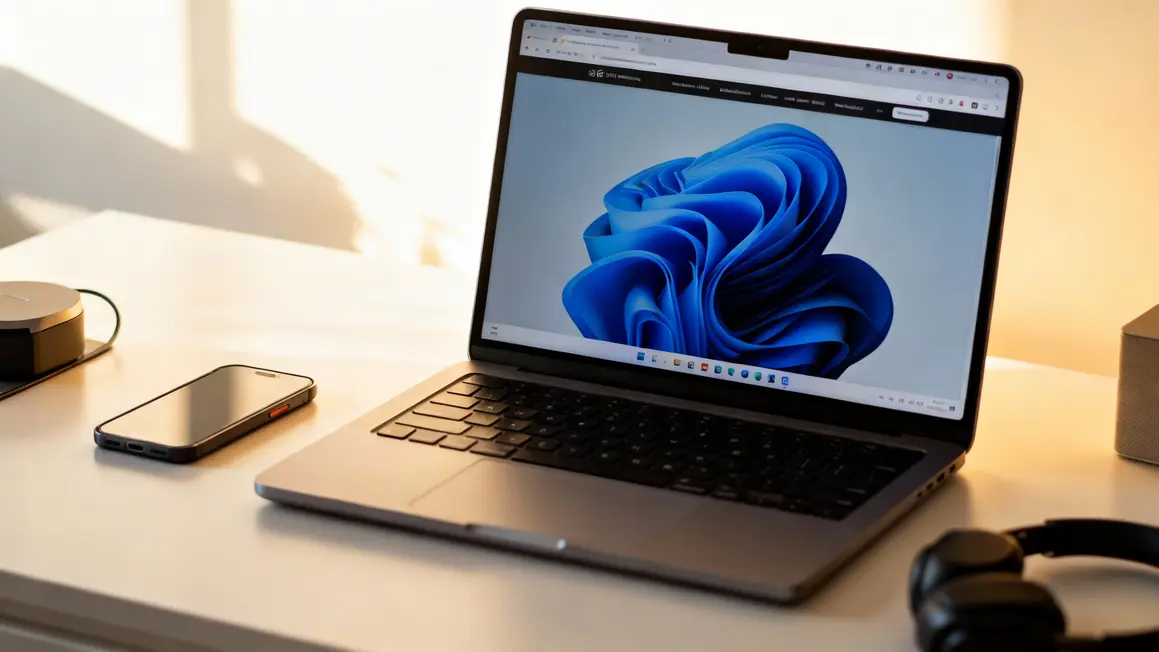 Ordinateur site web concept pure player