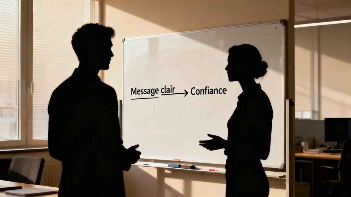 slogan secrétaire indépendante discussion tableau confiance