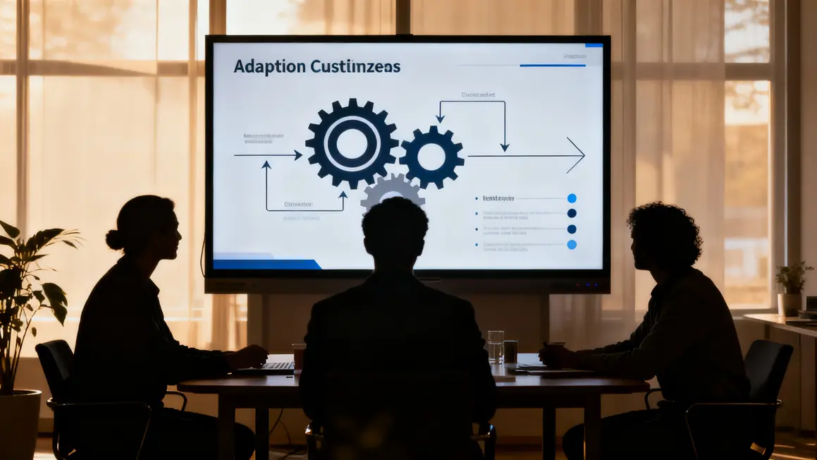 schéma solution sur mesure adaptation processus entreprise