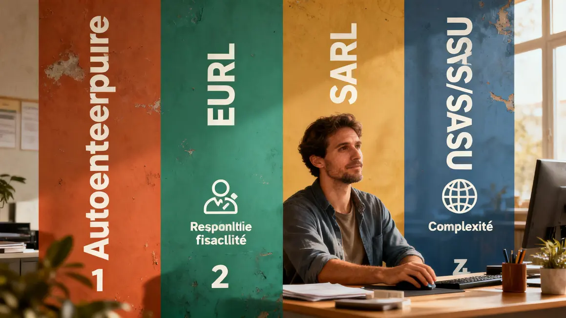 Tableau comparatif statuts creation entreprise