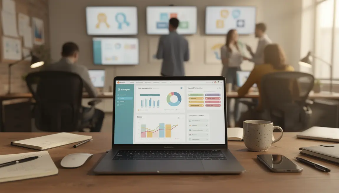 bureau moderne gestion budgétaire outils communauté