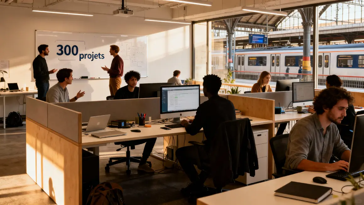Espace coworking lumineux Quai des Entrepreneurs Châteaubriant
