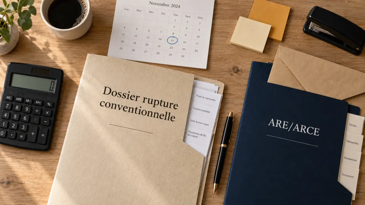 Rupture conventionnelle pour création d'entreprise : sécuriser l’ARE (dossier et calculs)